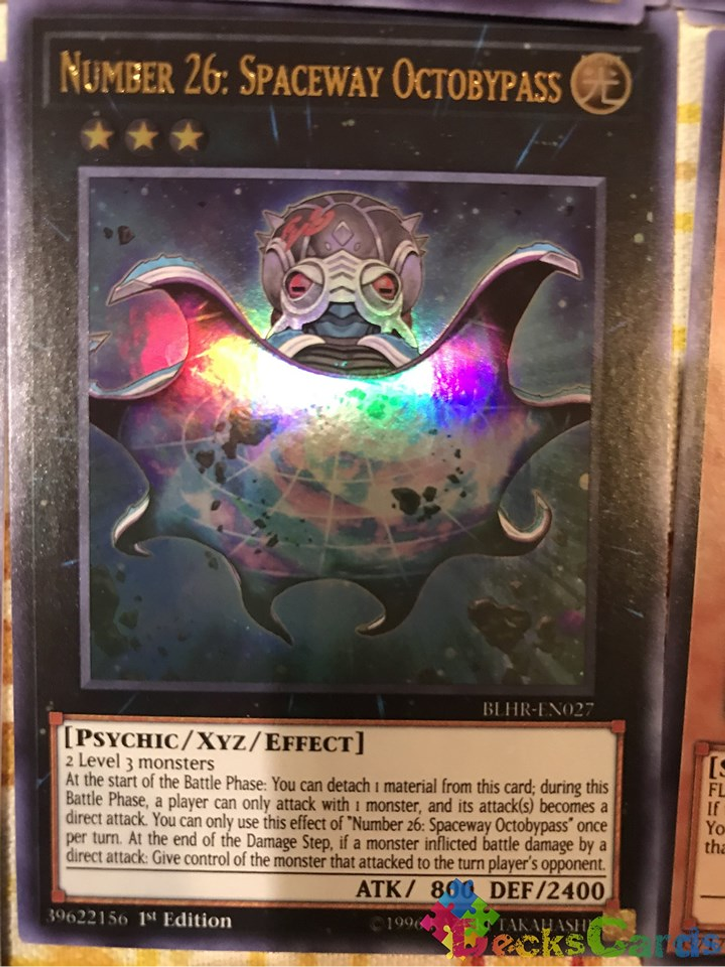 Number 26: Spaceway Octobypass - BLHR-EN027 - Ultra Rare 1st Edition 1