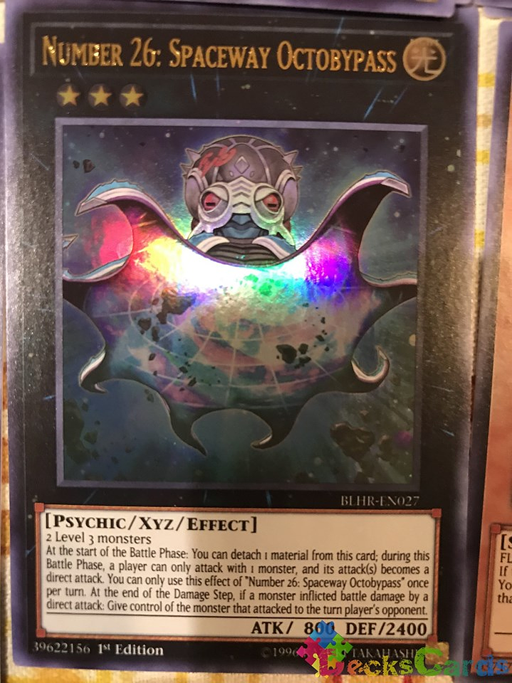 Number 26: Spaceway Octobypass - BLHR-EN027 - Ultra Rare 1st Edition 1