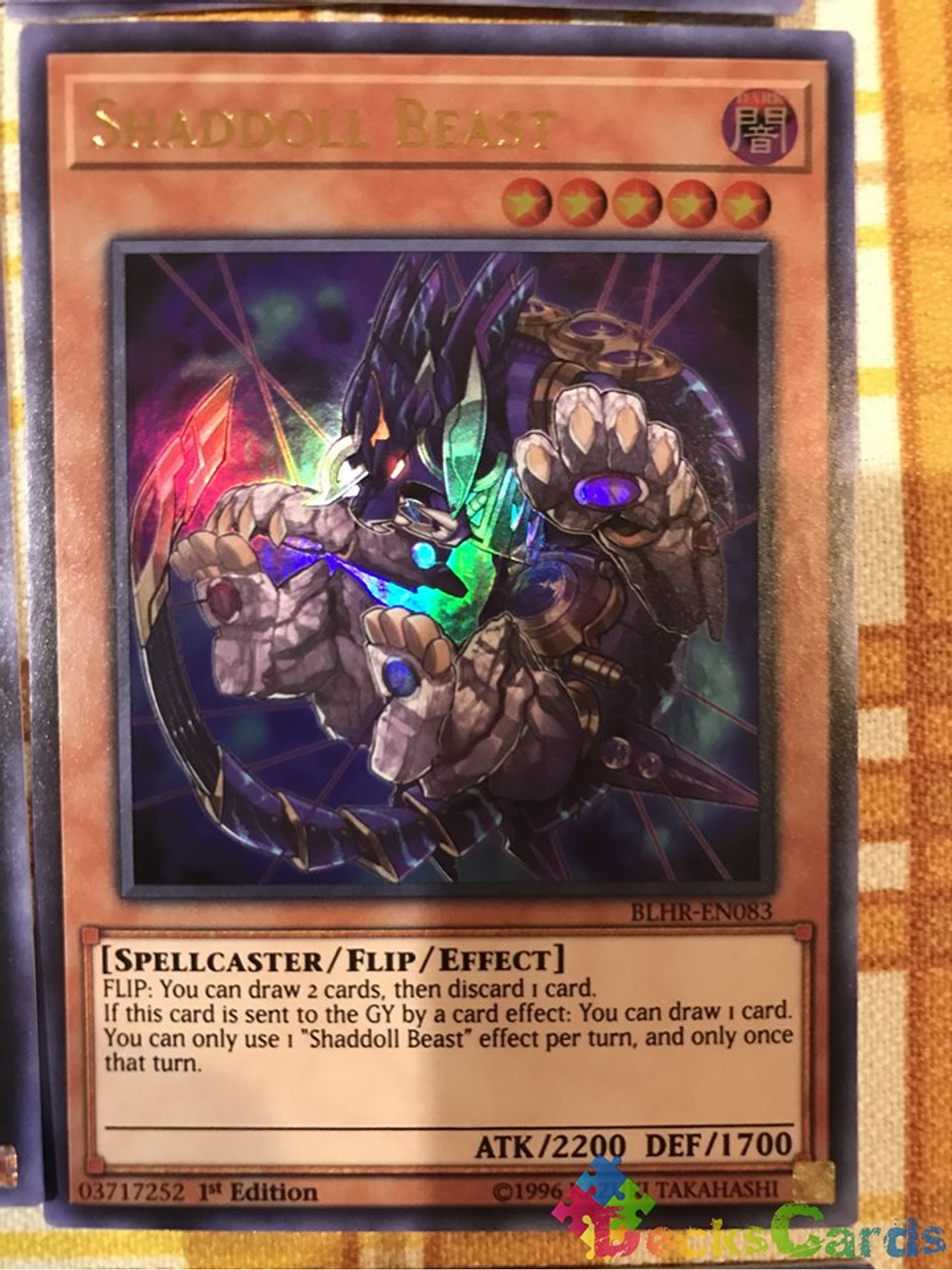 Shaddoll Beast - BLHR-EN083 - Ultra Rare 1st Edition 1