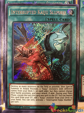 Interrupted Kaiju Slumber - BLHR-EN087 - Secret Rare 1st Edition