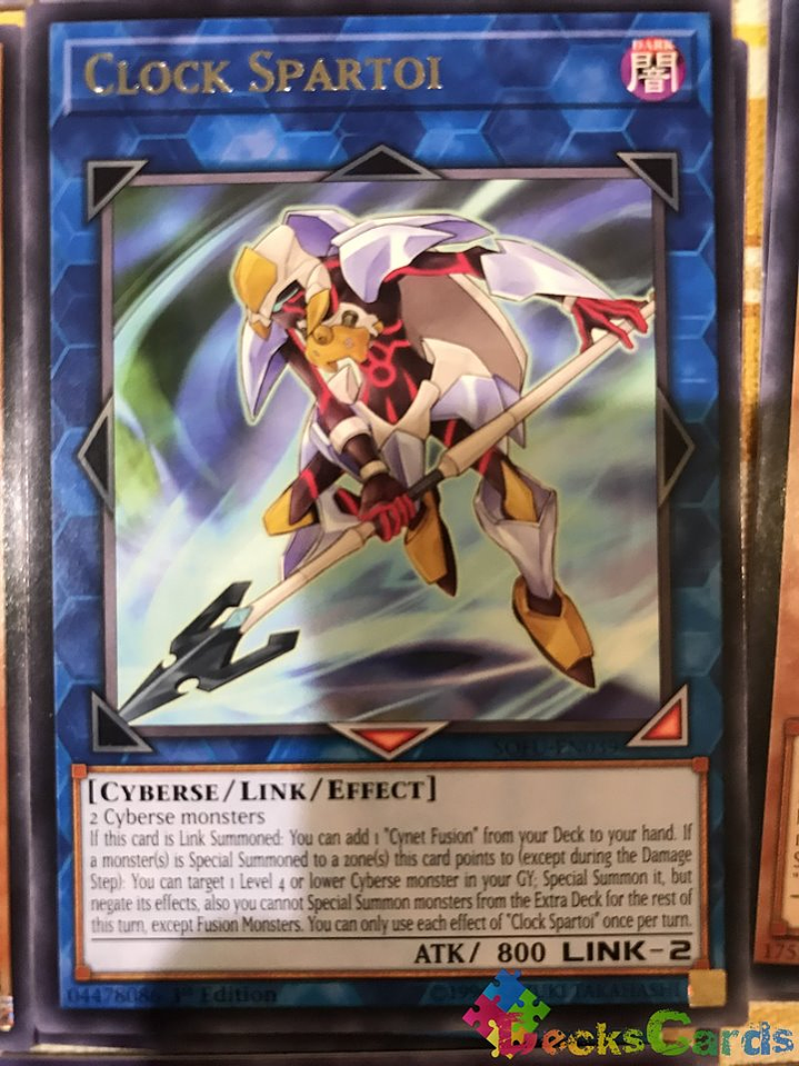 Clock Spartoi - SOFU-EN039 - Rare 1st Edition 1