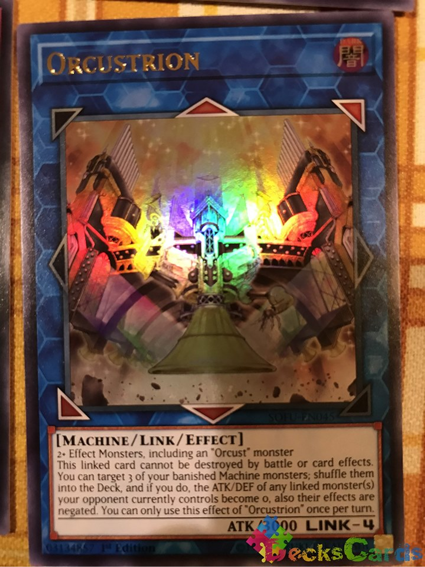 Orcustrion - SOFU-EN045 - Ultra Rare 1st Edition 1