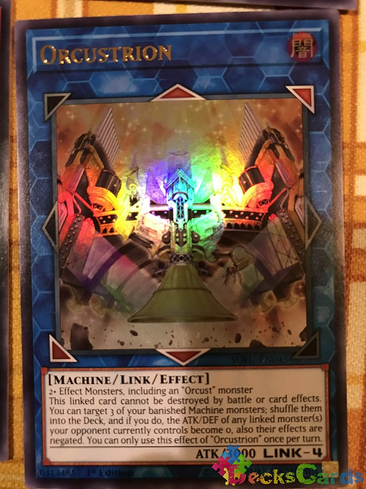 Orcustrion - SOFU-EN045 - Ultra Rare 1st Edition 1