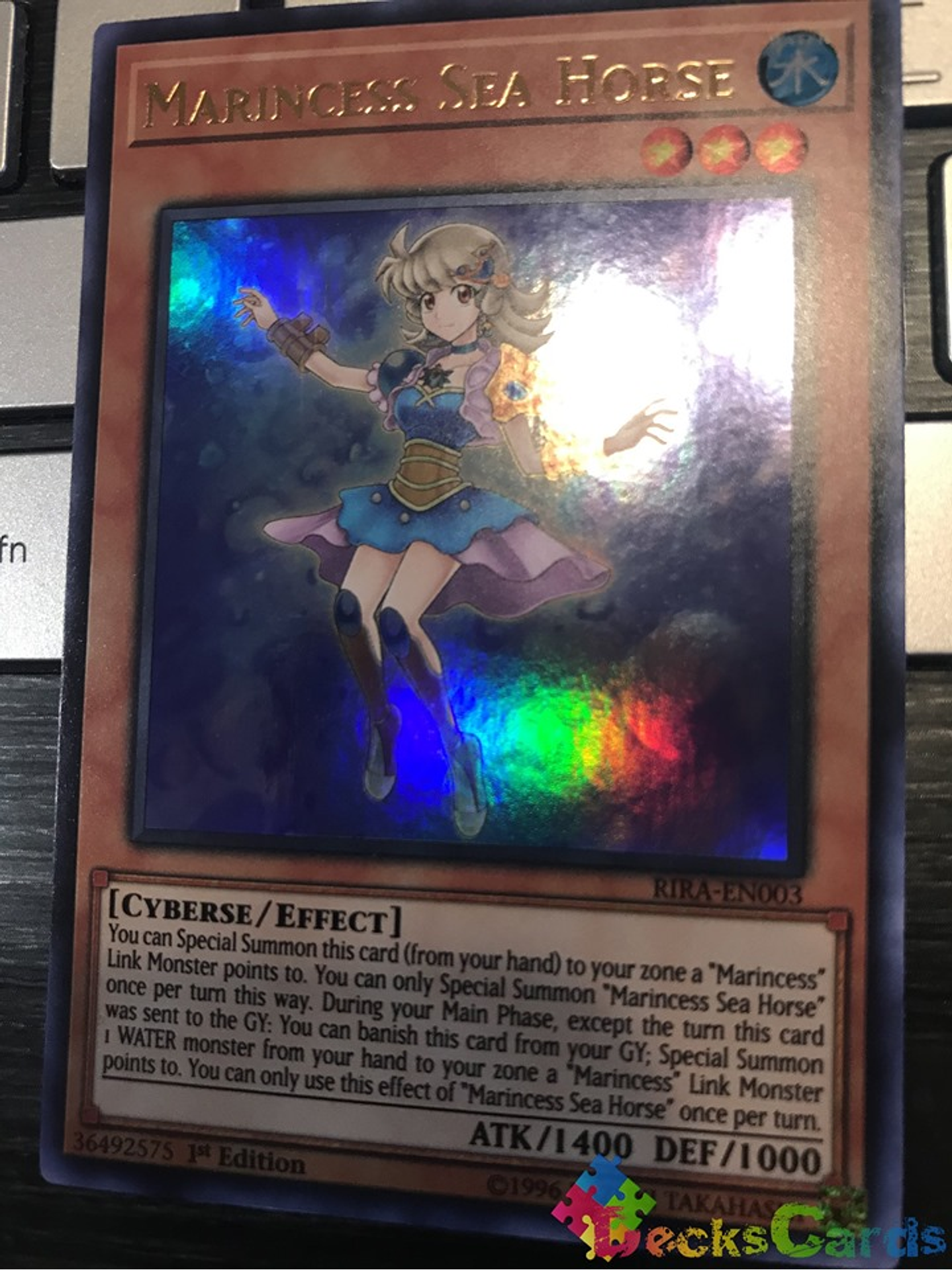 Marincess Sea Horse - RIRA-EN003 - Ultra Rare 1st Edition 1