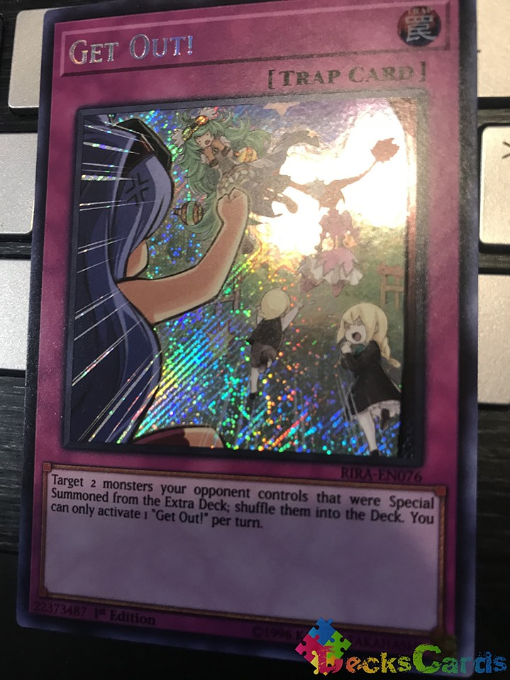 Get Out! - RIRA-EN076 - Secret Rare 1st Edition 1
