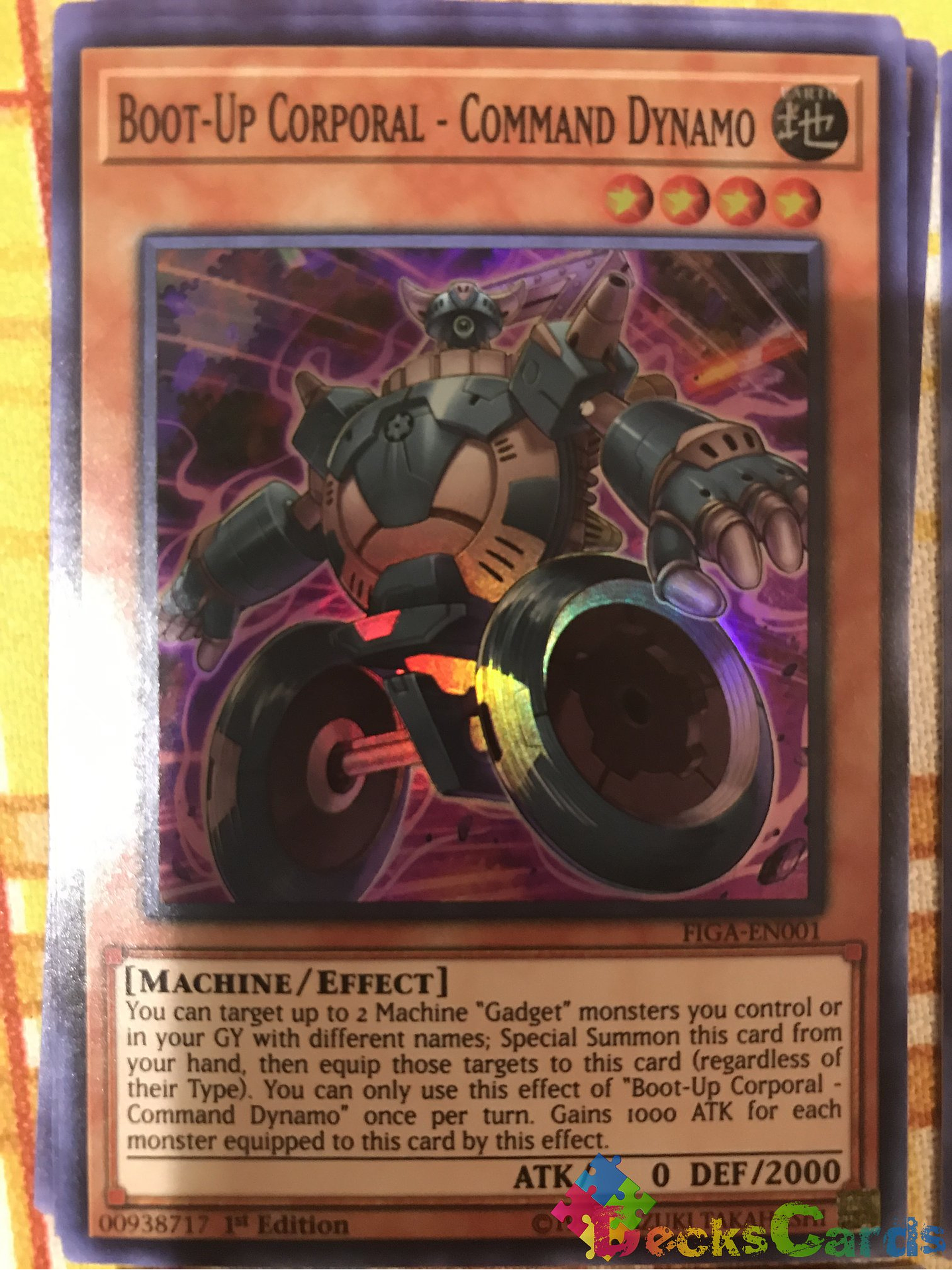 Boot-Up Corporal - Command Dynamo - FIGA-EN001 - Super Rare 1st Edition 1
