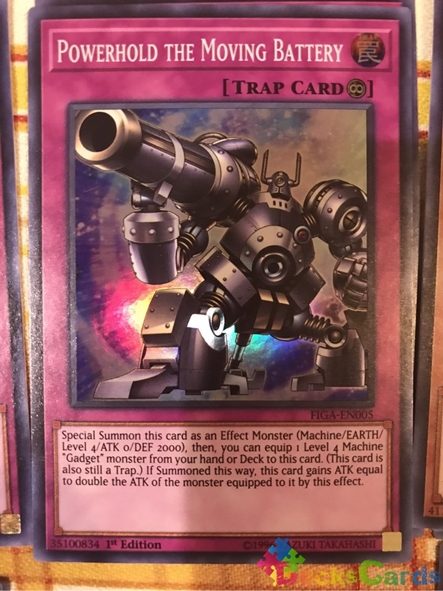 Powerhold the Moving Battery - FIGA-EN005 - Super Rare 1st Edition 1