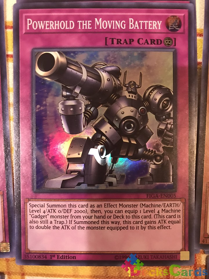 Powerhold the Moving Battery - FIGA-EN005 - Super Rare 1st Edition 1