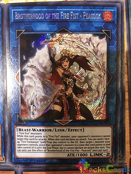 Brotherhood of the Fire Fist - Peacock - FIGA-EN017 - Secret Rare 1st Edition