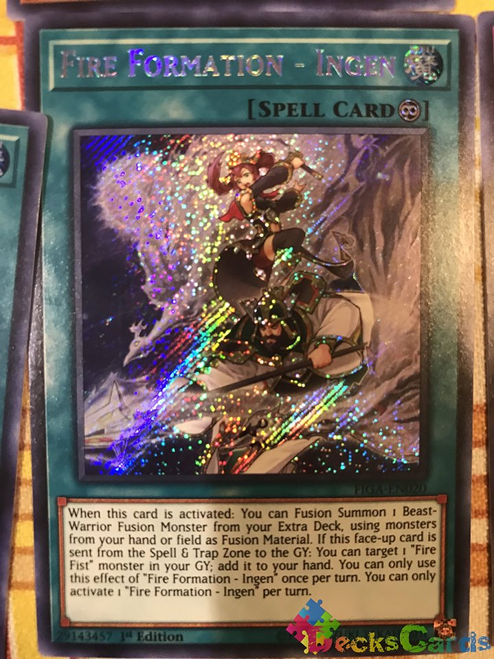 Fire Formation - Ingen - FIGA-EN020 - Secret Rare 1st Edition 1