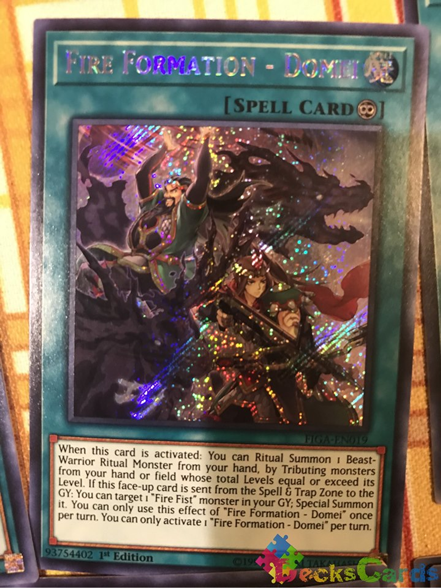 Fire Formation - Domei - FIGA-EN019 - Secret Rare 1st Edition 1