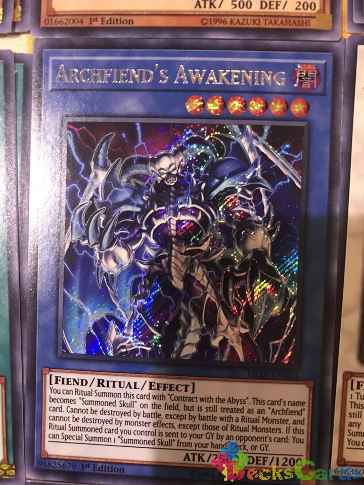 Archfiend's Awakening - FIGA-EN031 - Secret Rare 1st Edition