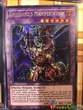 Archfiend's Manifestation - FIGA-EN034 - Secret Rare 1st Edition