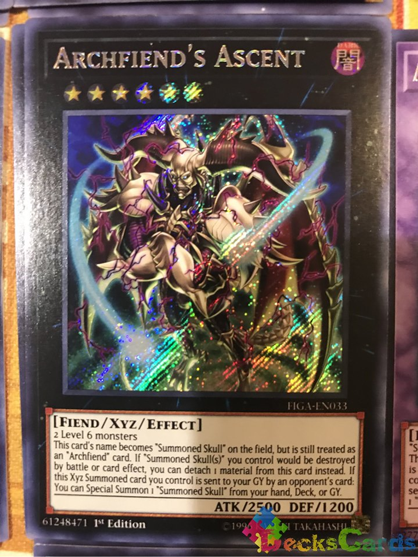Archfiend's Ascent - FIGA-EN033 - Secret Rare 1st Edition 1