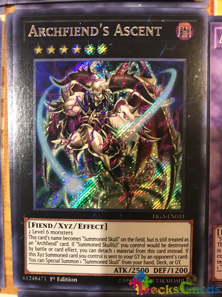 Archfiend's Ascent - FIGA-EN033 - Secret Rare 1st Edition 1