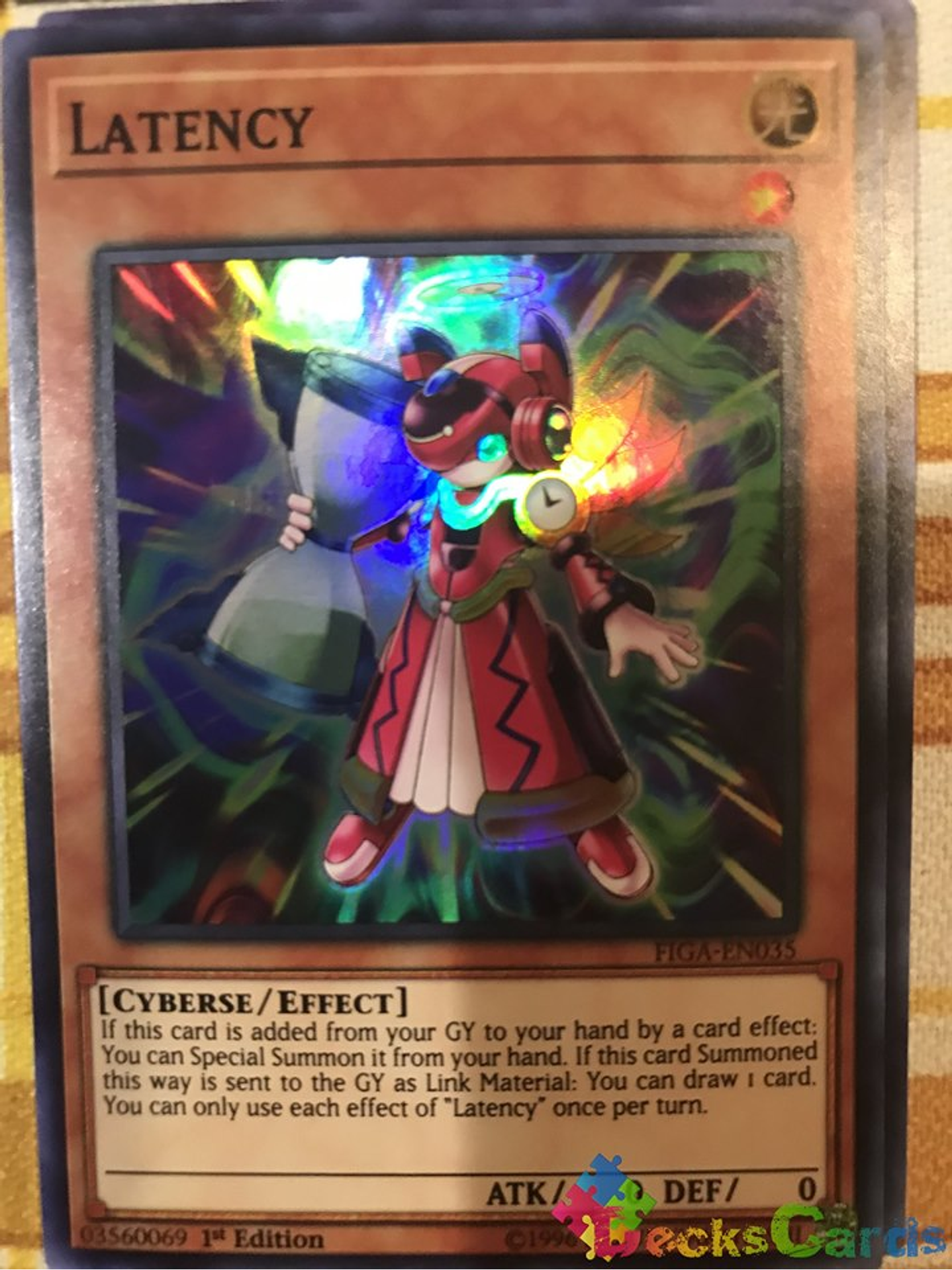 Latency - FIGA-EN035 - Super Rare 1st Edition 1