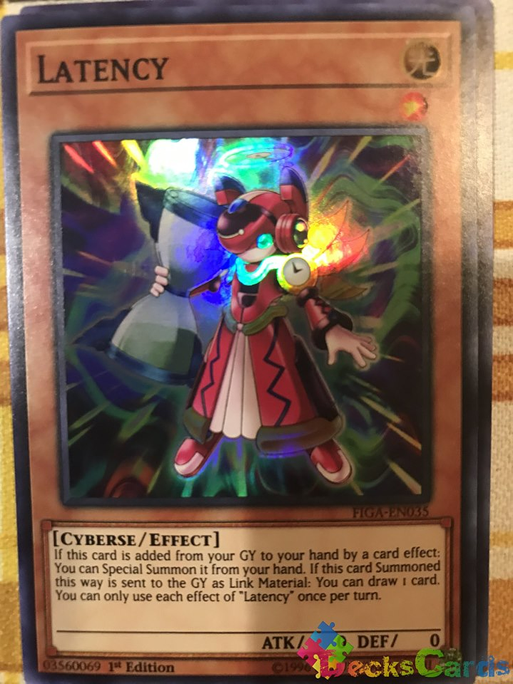 Latency - FIGA-EN035 - Super Rare 1st Edition 1