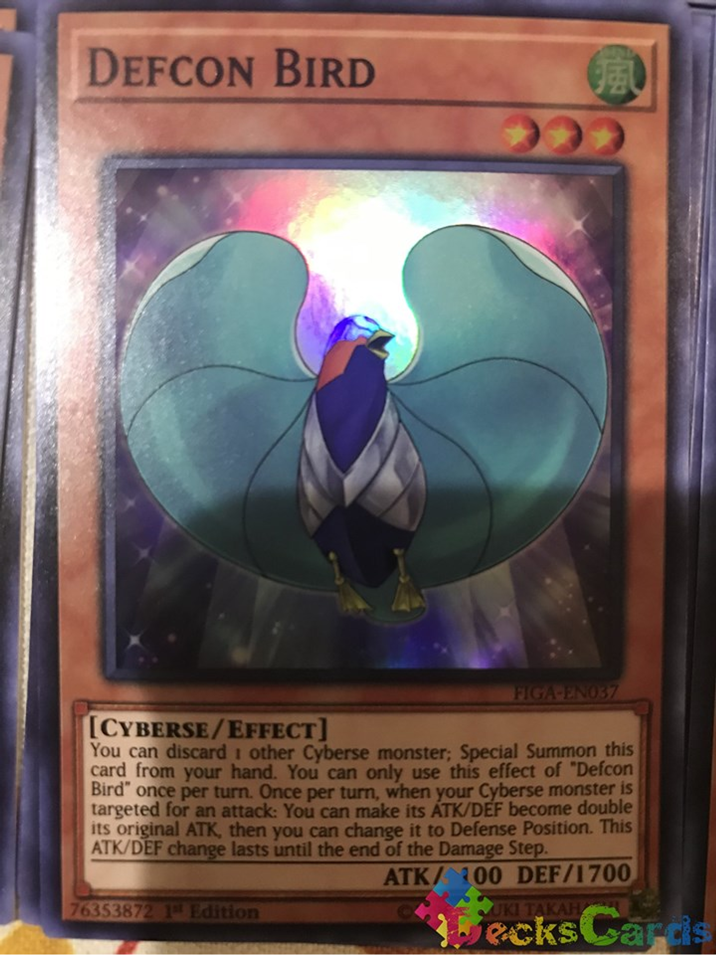 Defcon Bird - FIGA-EN037 - Super Rare 1st Edition 1