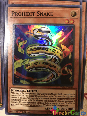 Prohibit Snake - FIGA-EN038 - Super Rare 1st Edition