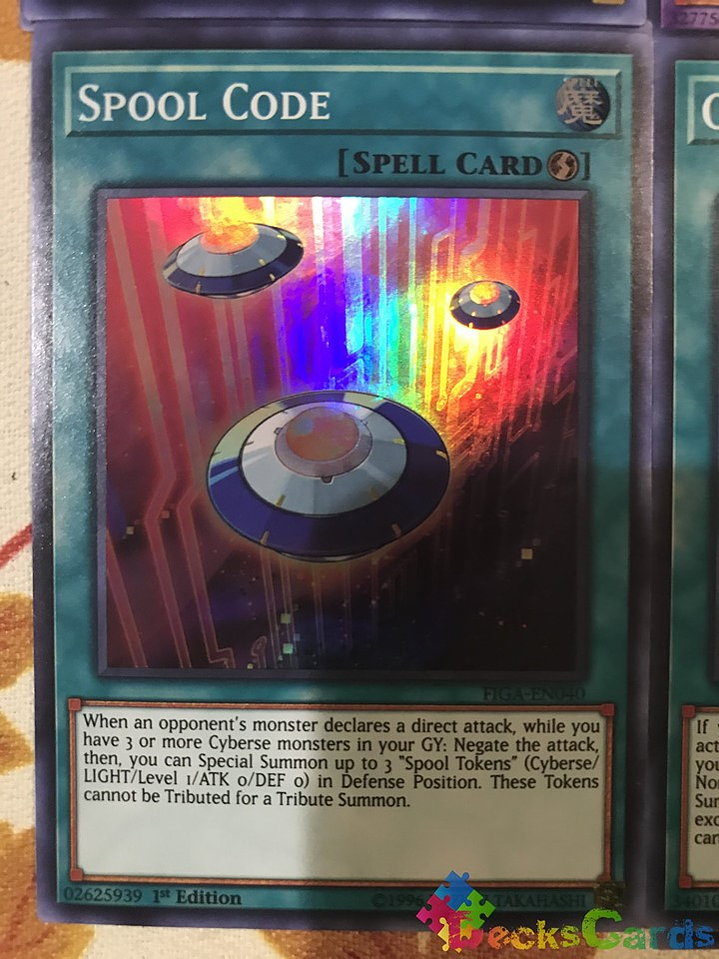 Spool Code - FIGA-EN040 - Super Rare 1st Edition 1