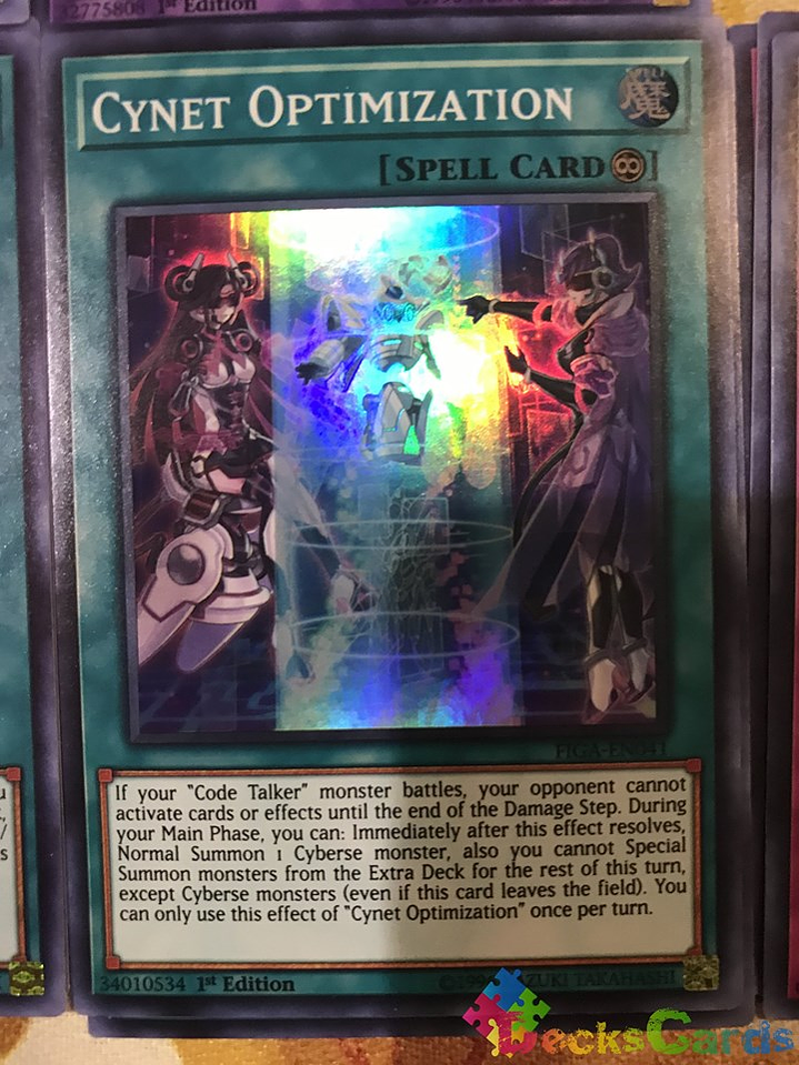 Cynet Optimization - FIGA-EN041 - Super Rare 1st Edition 1