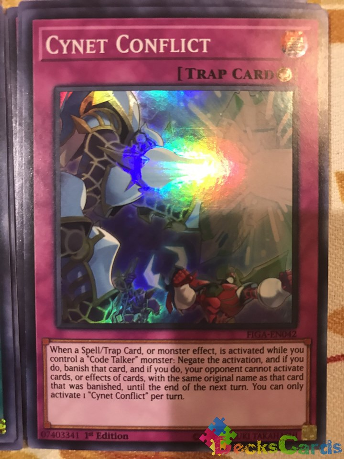 Cynet Conflict - FIGA-EN042 - Super Rare 1st Edition 1