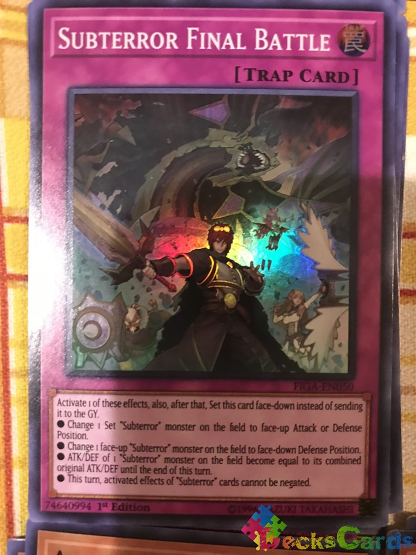 Subterror Final Battle - FIGA-EN050 - Super Rare 1st Edition 1