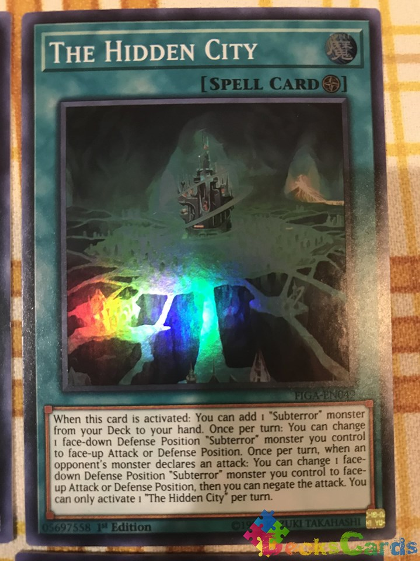 The Hidden City - FIGA-EN049 - Super Rare 1st Edition 1