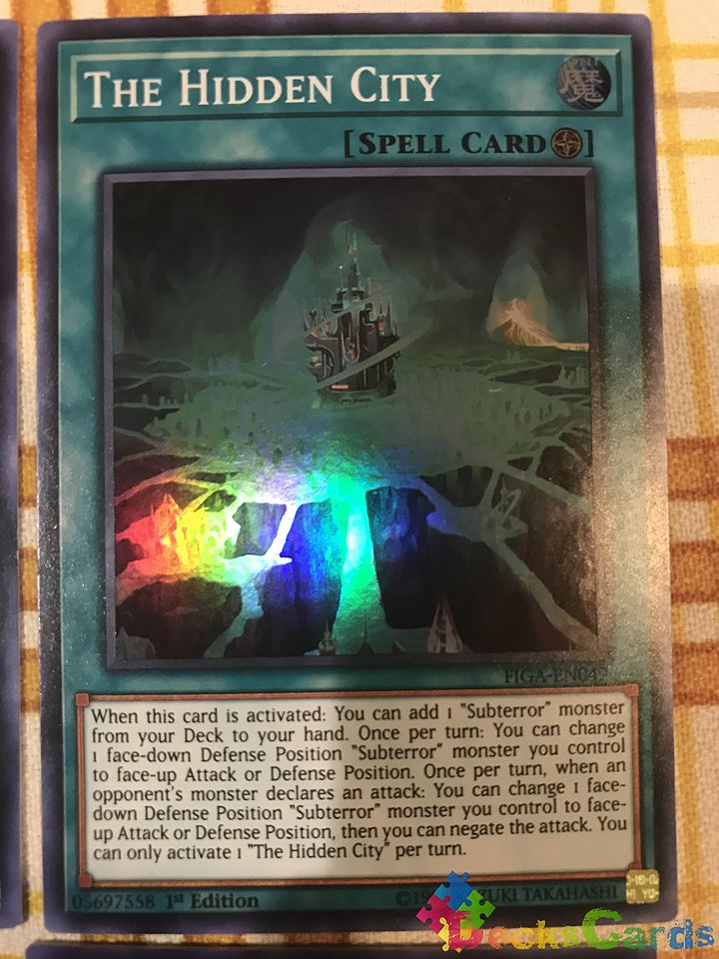 The Hidden City - FIGA-EN049 - Super Rare 1st Edition 1
