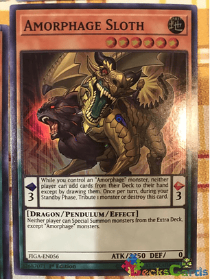 Amorphage Sloth - FIGA-EN056 - Super Rare 1st Edition