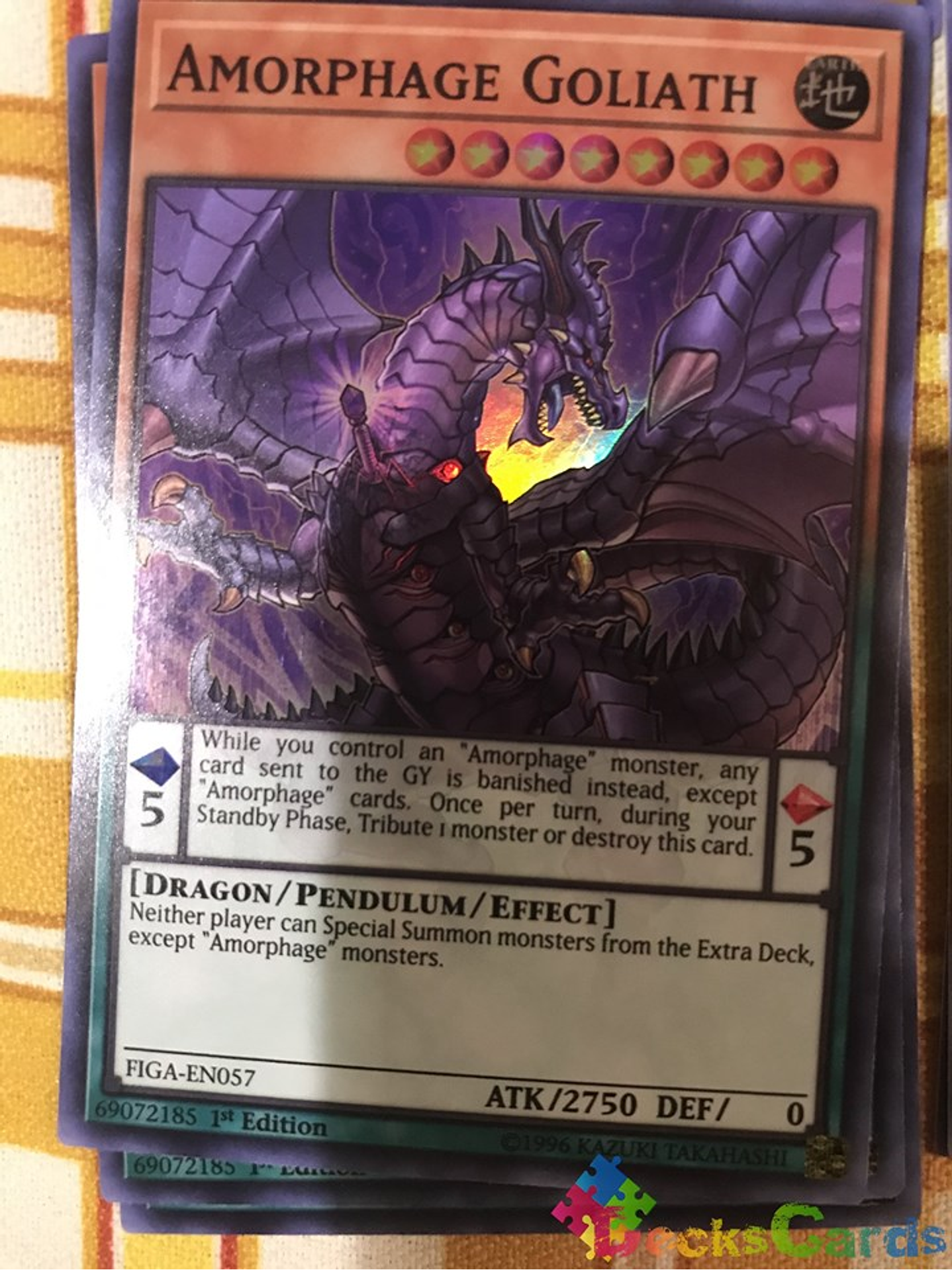 Amorphage Goliath - FIGA-EN057 - Super Rare 1st Edition 1