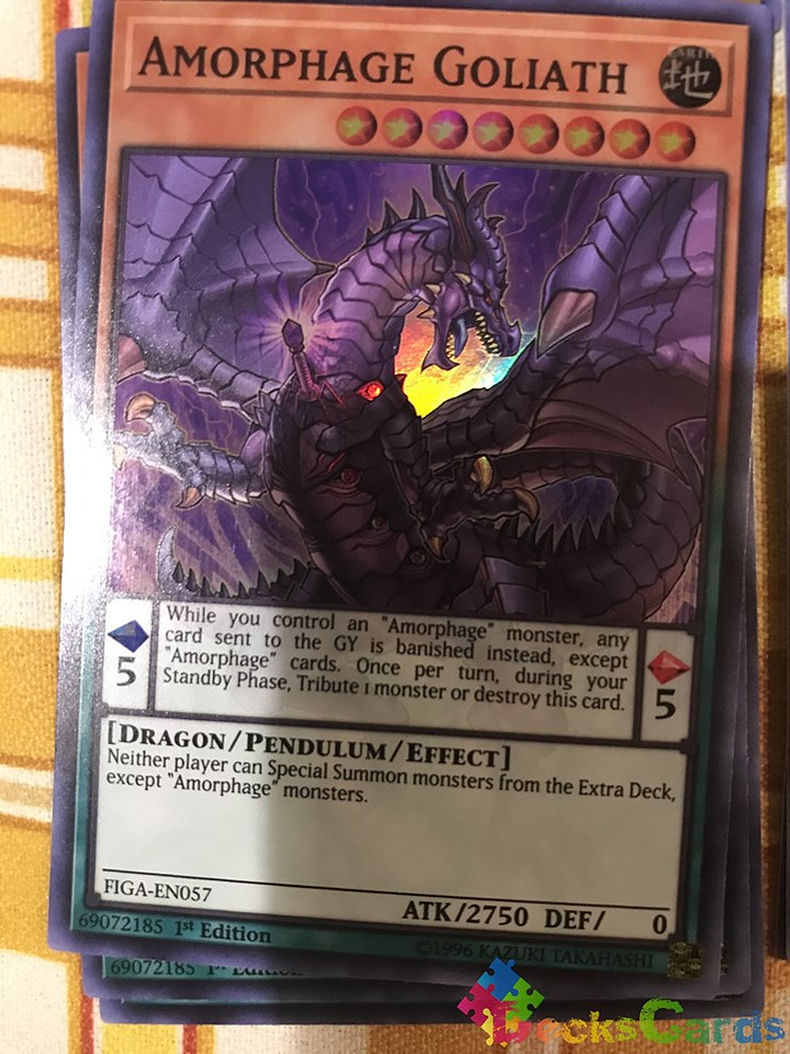Amorphage Goliath - FIGA-EN057 - Super Rare 1st Edition 1