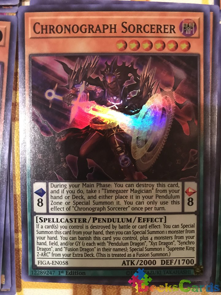 Chronograph Sorcerer - FIGA-EN058 - Super Rare 1st Edition 1