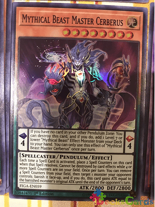 Mythical Beast Master Cerberus - FIGA-EN059 - Super Rare 1st Edition