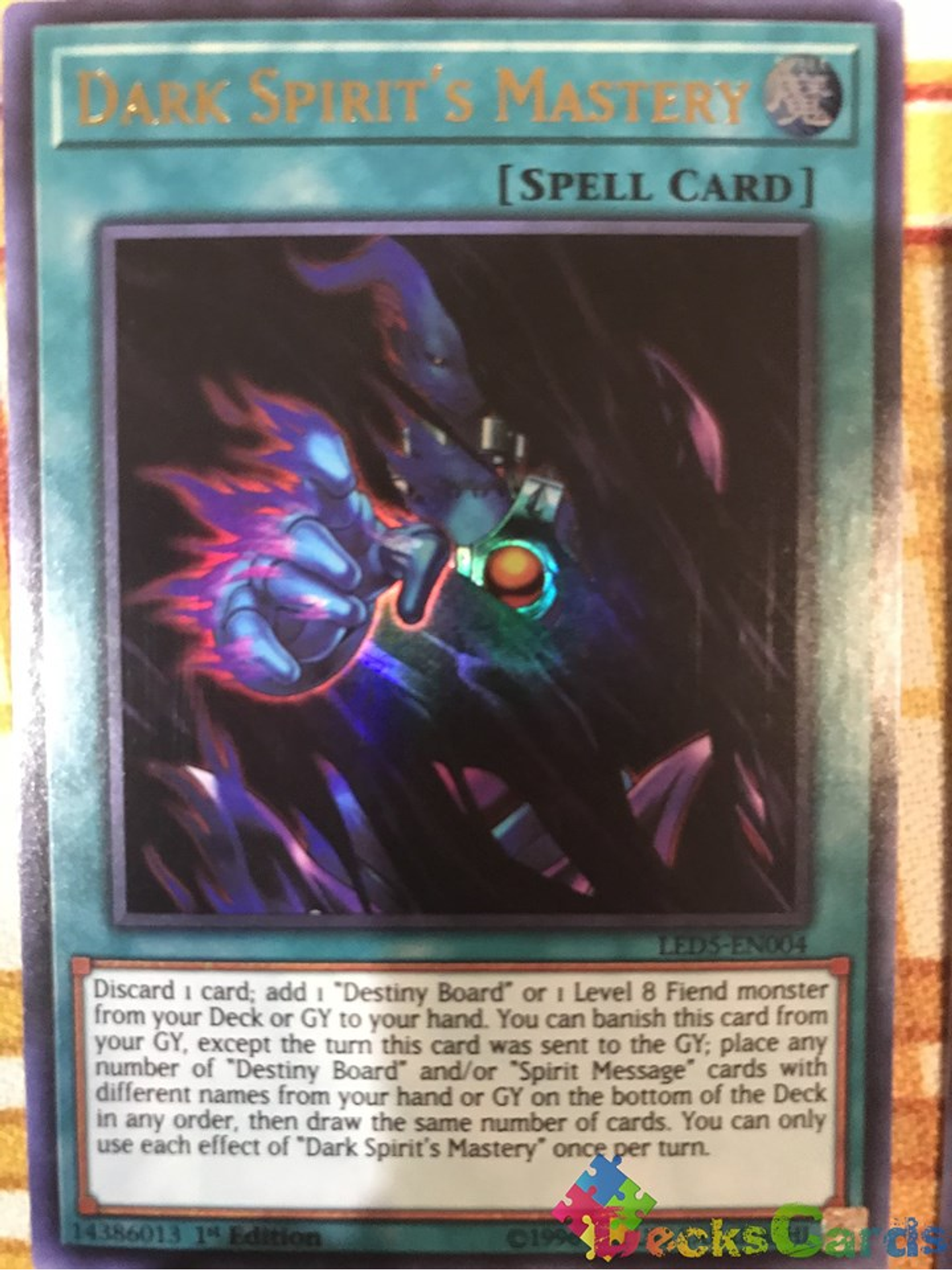 Dark Spirit's Mastery - LED5-EN004 - Ultra Rare 1st Edition 1