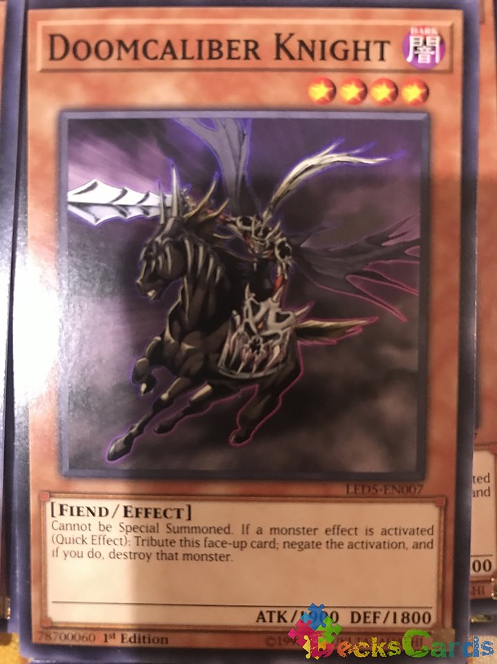 Doomcaliber Knight - LED5-EN007 - Common 1st Edition 1