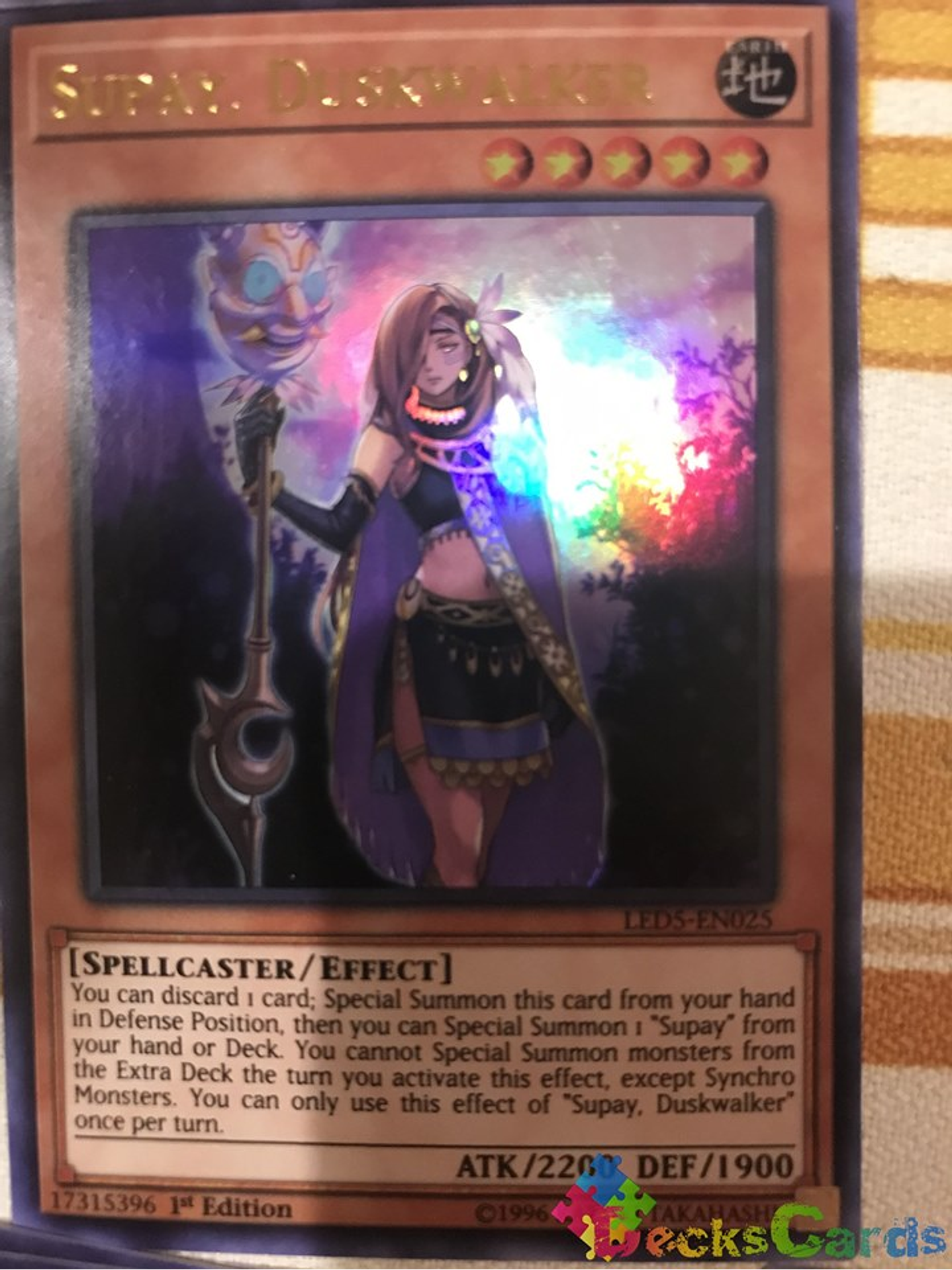 Supay, Duskwalker - LED5-EN025 - Ultra Rare 1st Edition 1