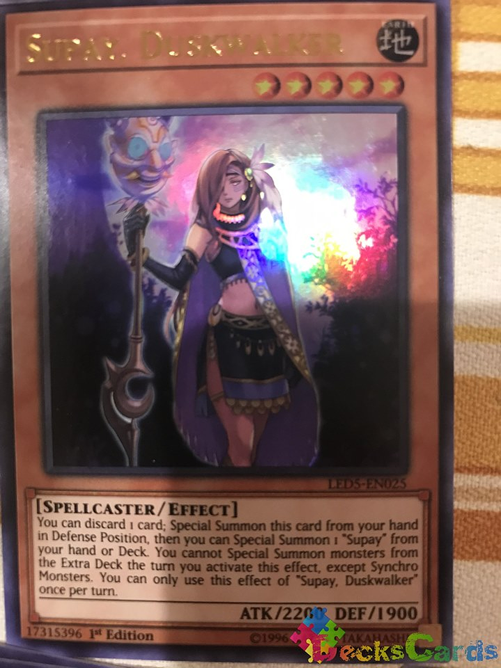 Supay, Duskwalker - LED5-EN025 - Ultra Rare 1st Edition 1