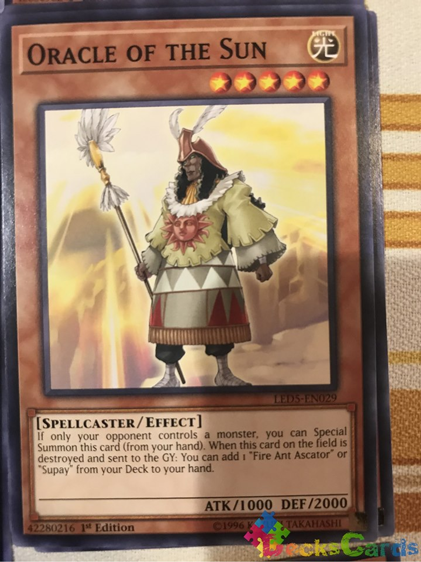 Oracle of the Sun - LED5-EN029 - Common 1st Edition 1