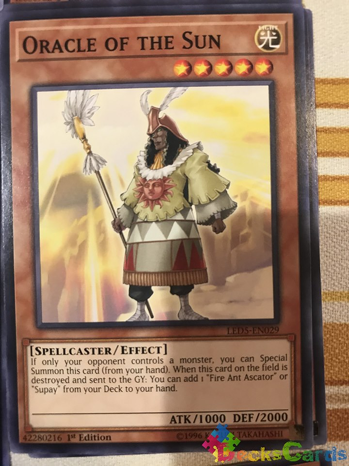 Oracle of the Sun - LED5-EN029 - Common 1st Edition 1