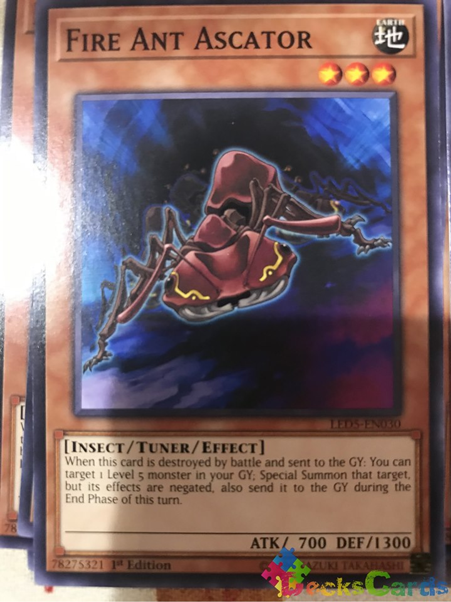 Fire Ant Ascator - LED5-EN030 - Common 1st Edition 1