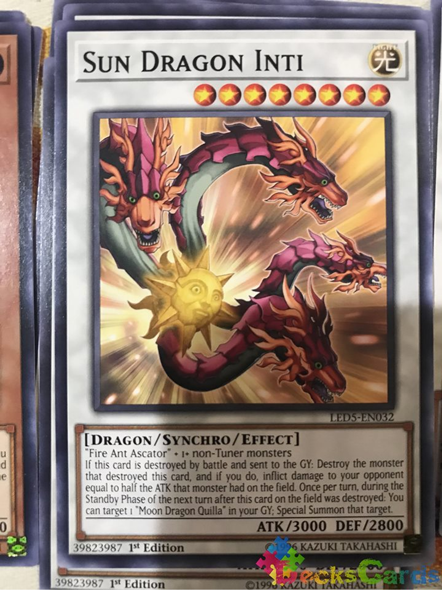 Sun Dragon Inti - LED5-EN032 - Common 1st Edition 1