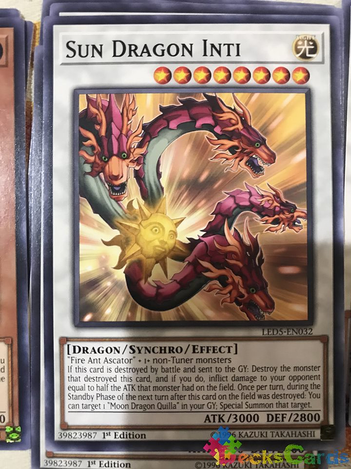 Sun Dragon Inti - LED5-EN032 - Common 1st Edition 1