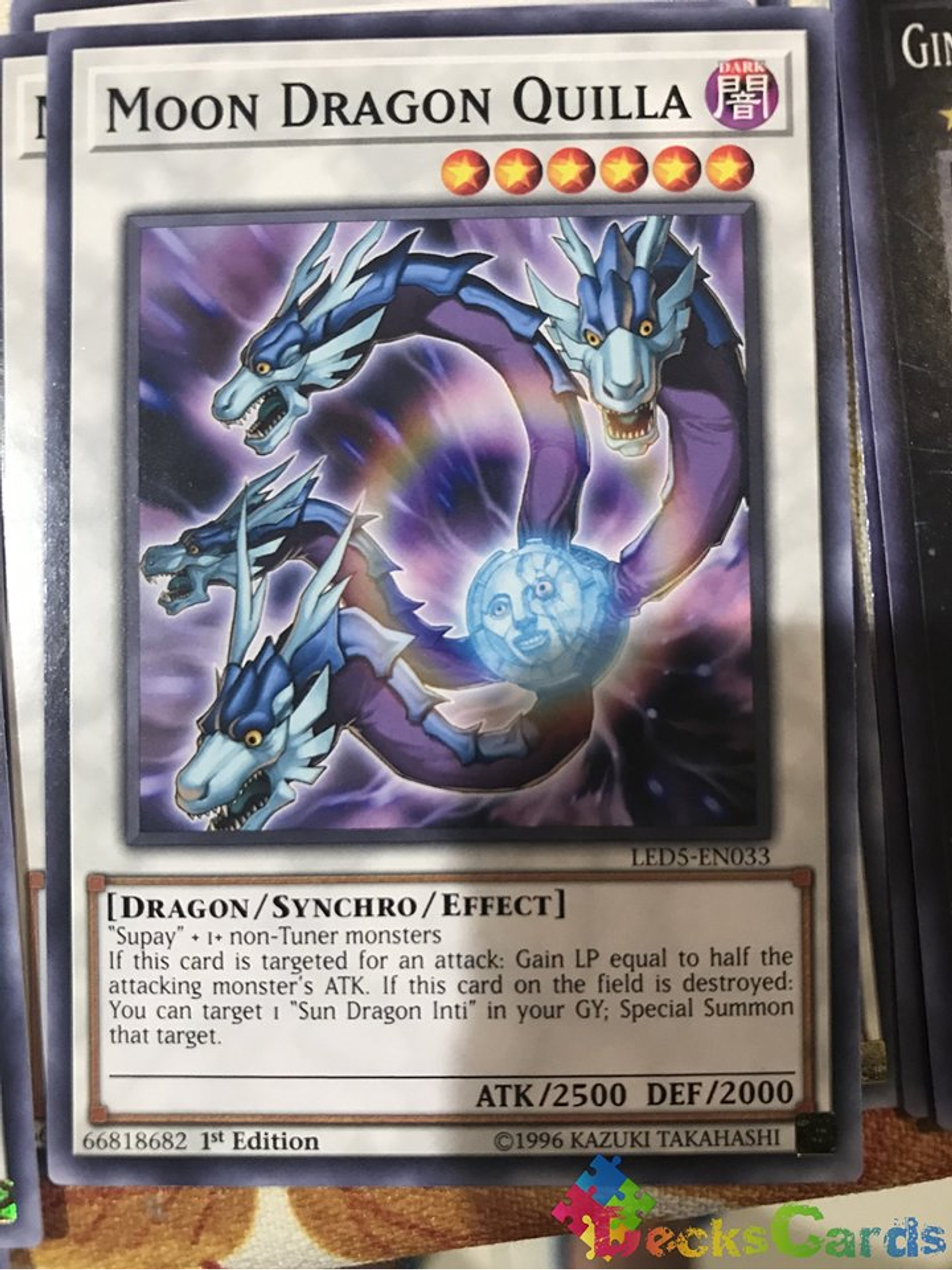 Moon Dragon Quilla - LED5-EN033 - Common 1st Edition 1