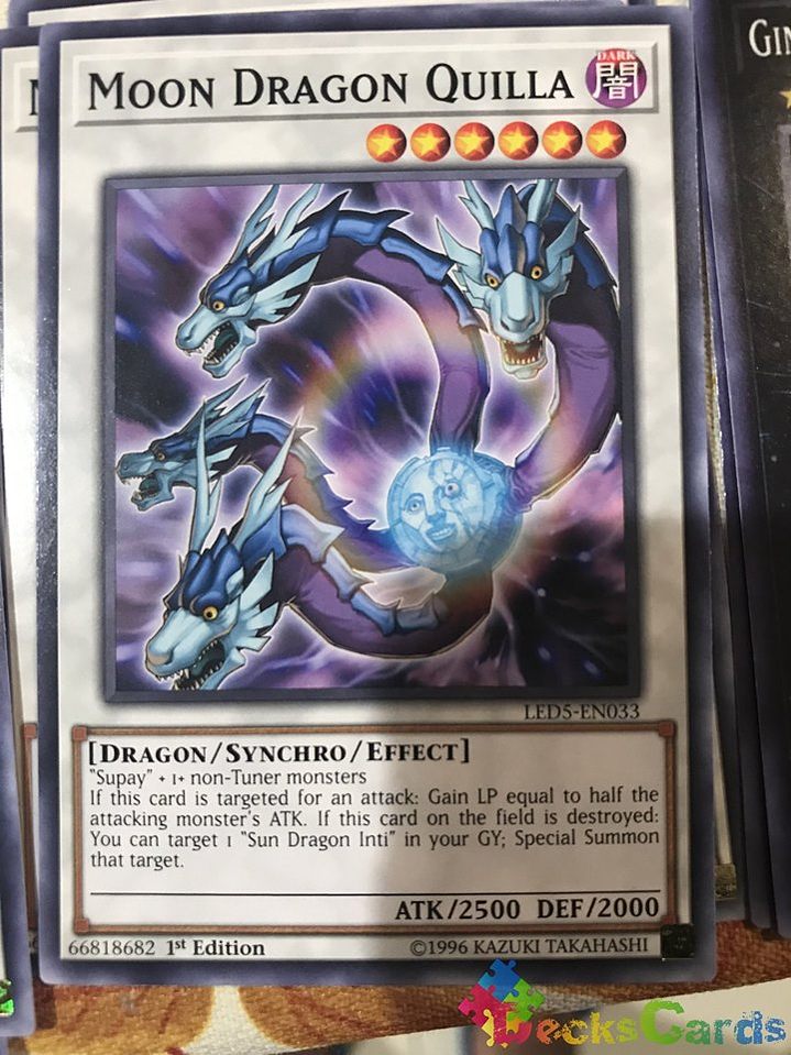 Moon Dragon Quilla - LED5-EN033 - Common 1st Edition 1