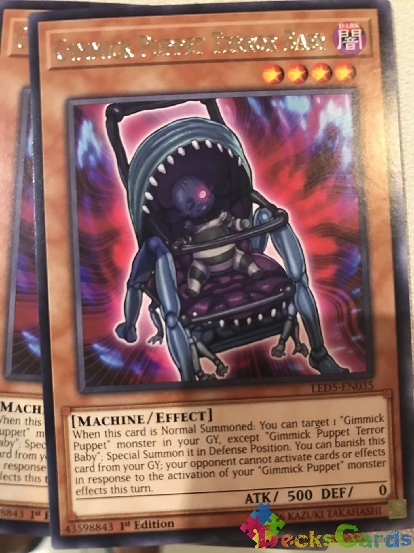 Gimmick Puppet Terror Baby - LED5-EN035 - Rare 1st Edition 1