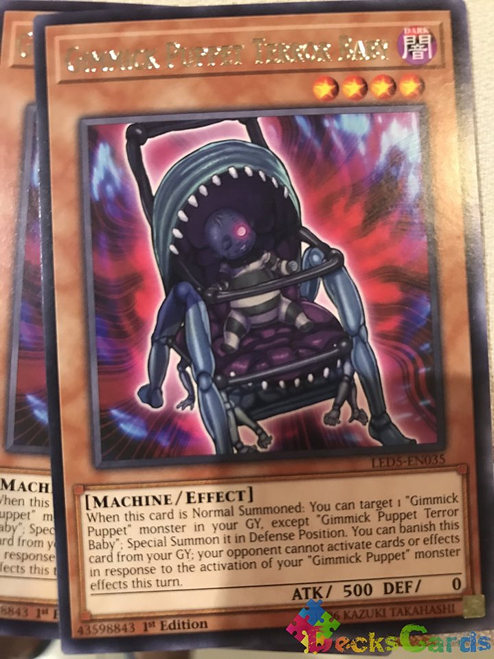 Gimmick Puppet Terror Baby - LED5-EN035 - Rare 1st Edition 1