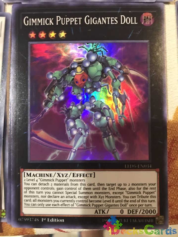 Gimmick Puppet Gigantes Doll - LED5-EN034 - Super Rare 1st Edition 1