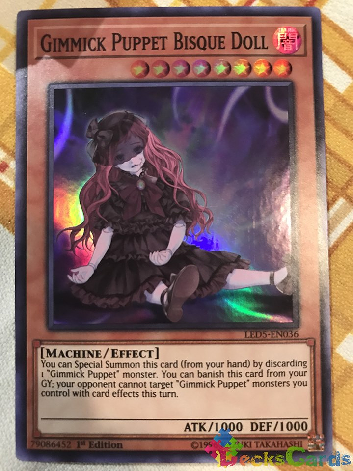 Gimmick Puppet Bisque Doll - LED5-EN036 - Super Rare 1st Edition 1