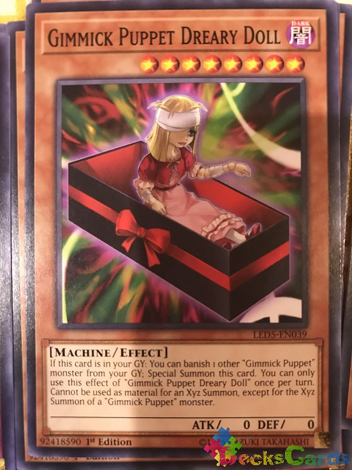 Gimmick Puppet Dreary Doll - LED5-EN039 - Common 1st Edition 1